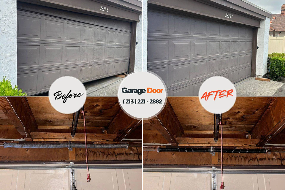 Before and after: garage door repair near me St. Ansgar
